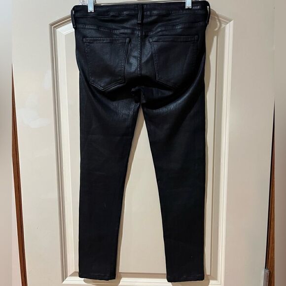 CITIZENS OF HUMANITY Racer Coated Skinny Jeans Black Women’s Size 30 - Picture 6 of 10